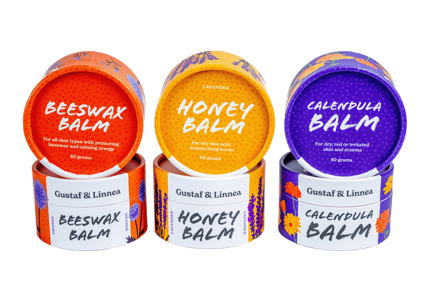 Calendula balm in paper packaging -English version