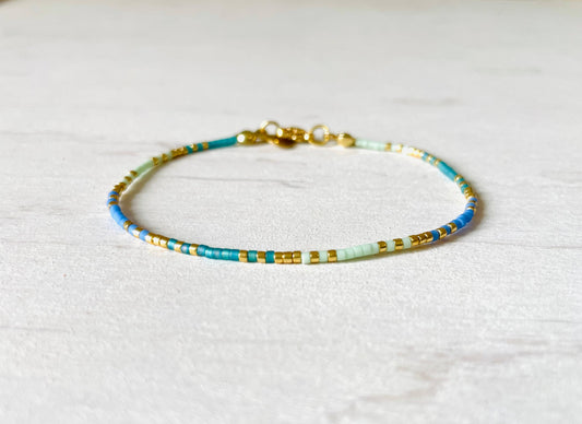Stainless steel women's bracelets, bead bracelets N011