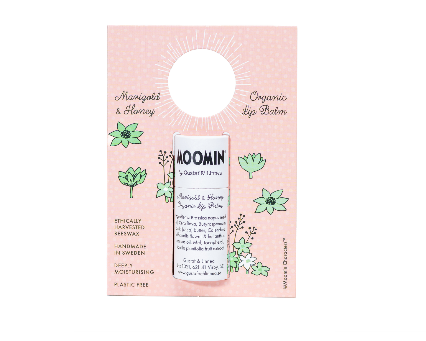 Moomin by G&L - Lip balm of beeswax with calendula & honey