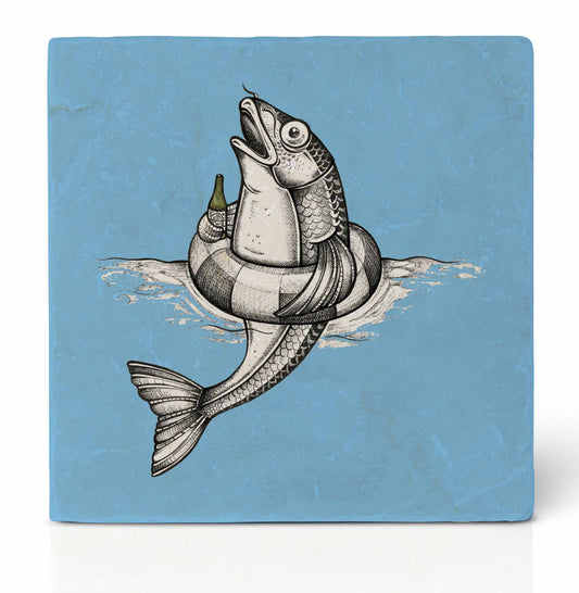 Tile coasters [natural stone] - Bernd