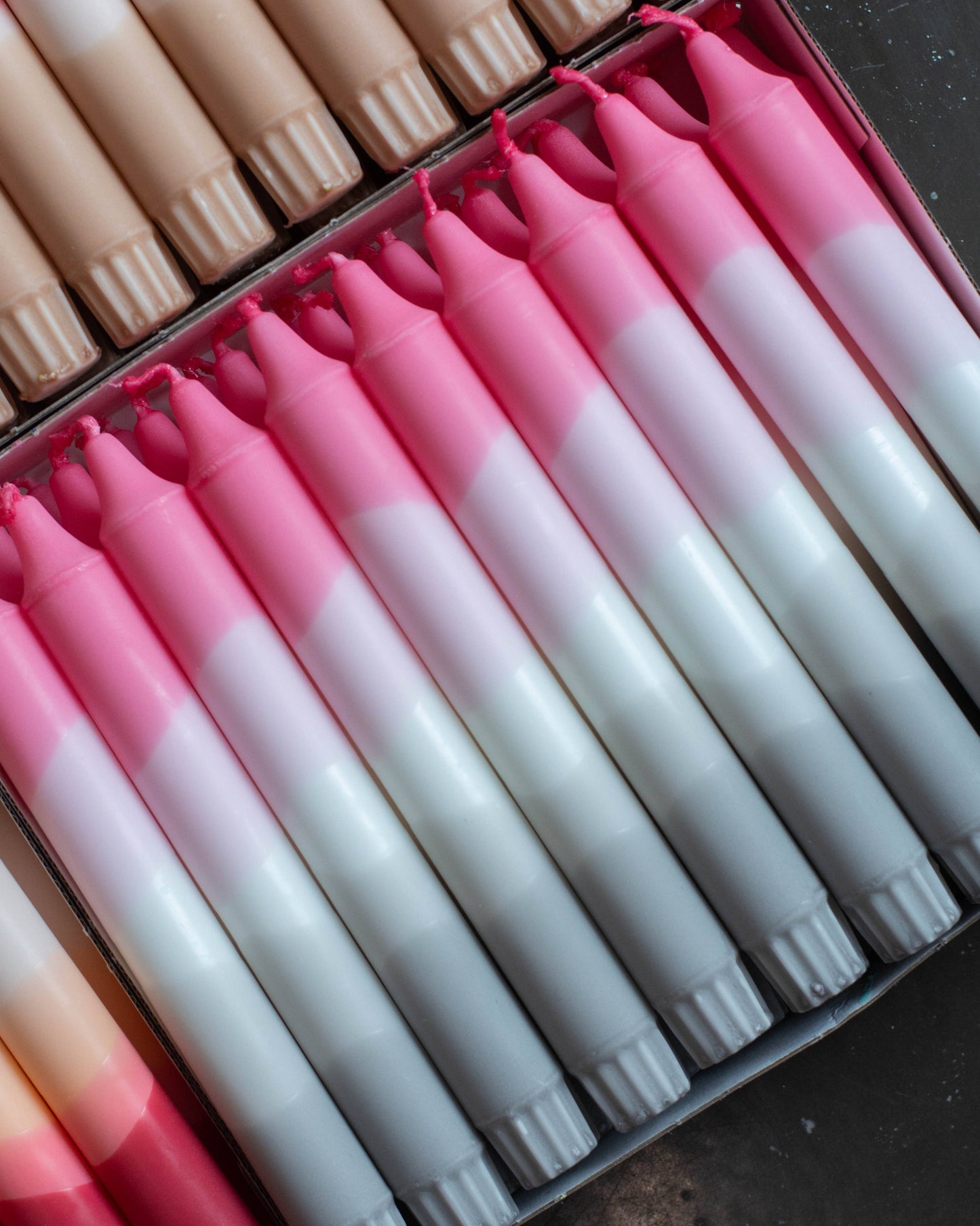 Taper candles-  Autumn colors mix
