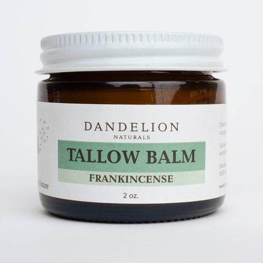 Grass Fed Tallow Balm with Organic Castor Oil & Frankincense