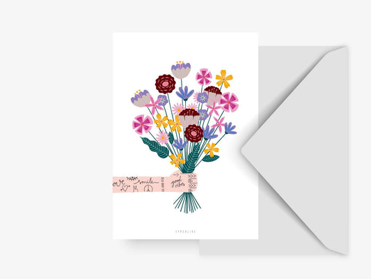 Postcard/Bunch of Flowers