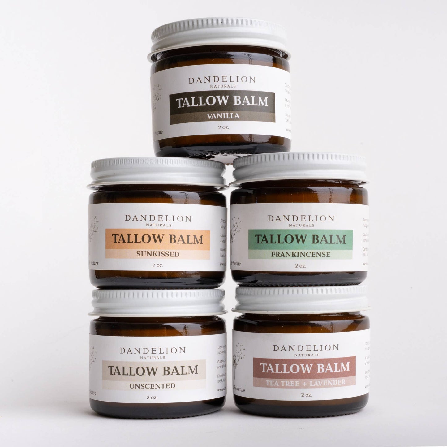 Grass Fed Tallow Balm with Organic Castor Oil & Frankincense