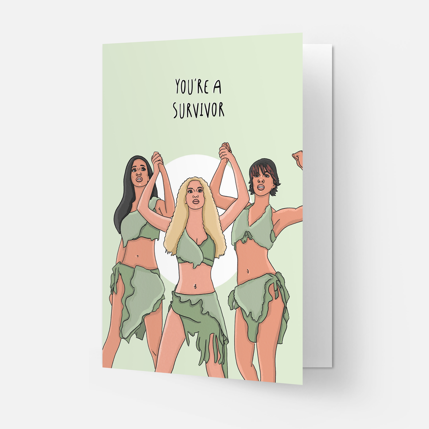 Survivor greeting card