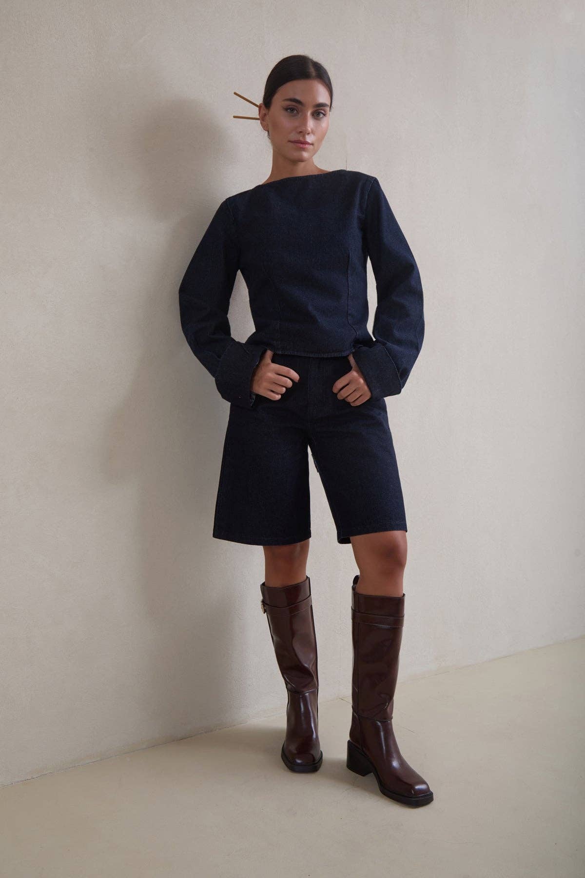 Top Denim Wabi