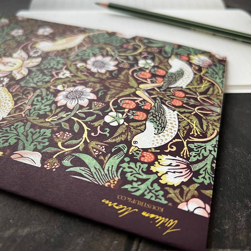 Strawberry thief WM - Note Booklet - Made in Denmark