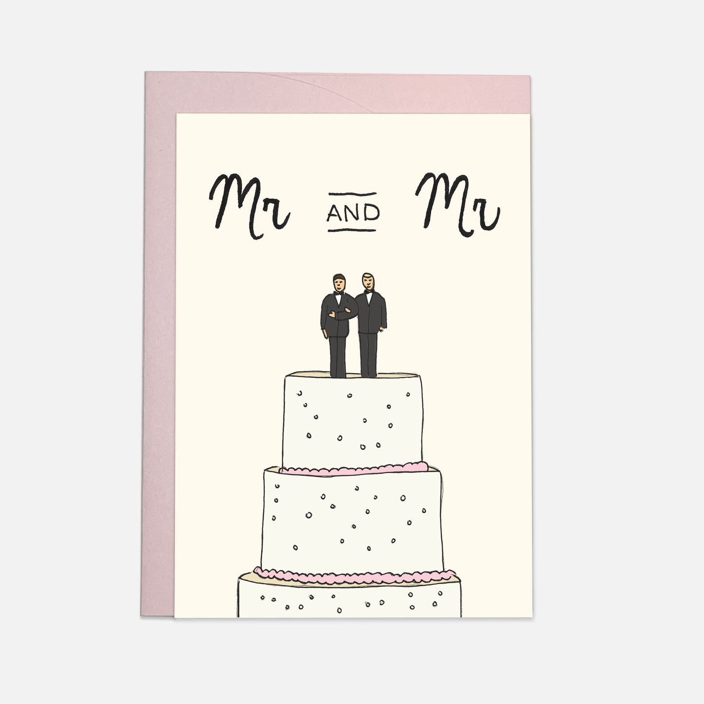 Wedding cake greeting card