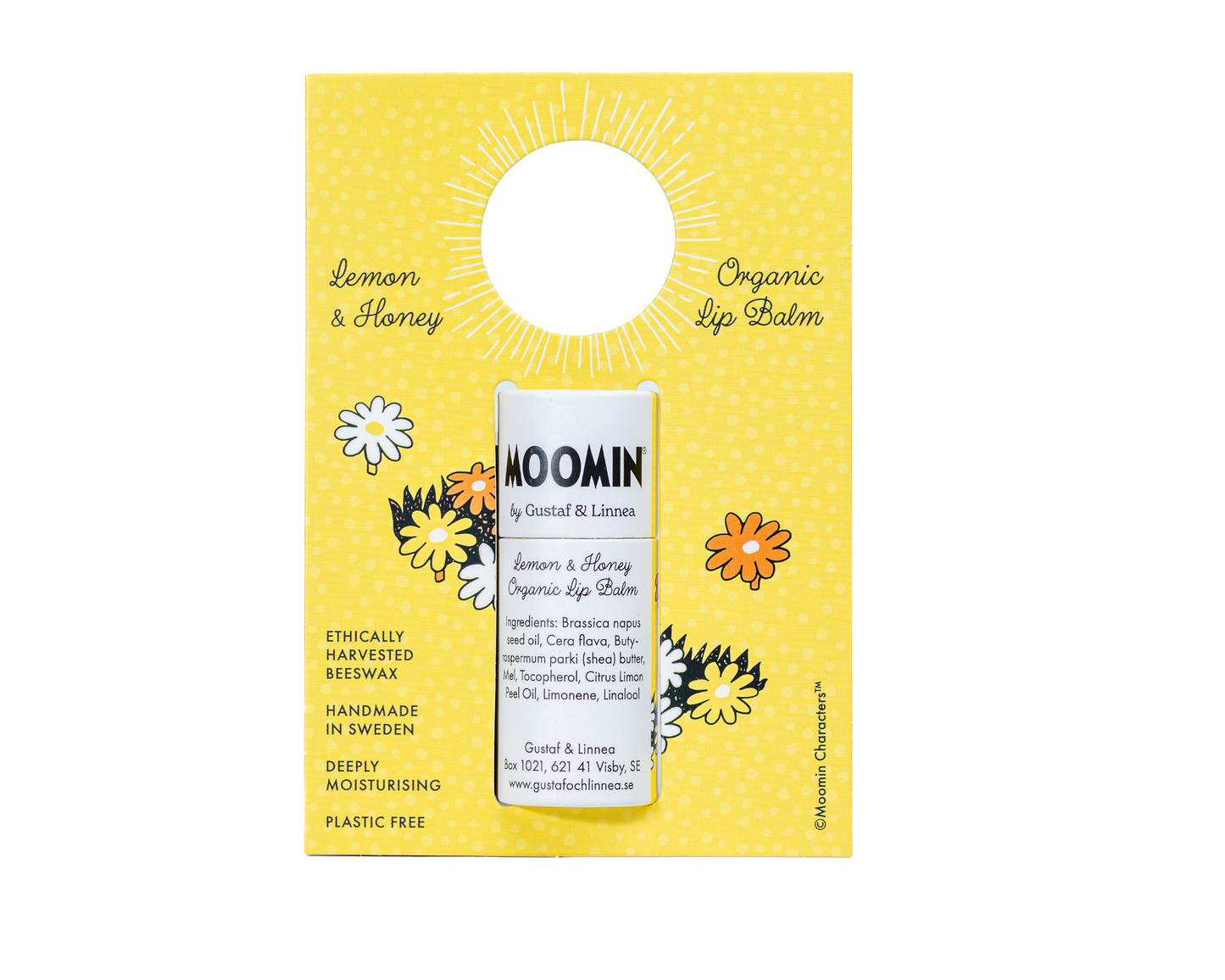 Moomin by G&L - Lip balm of beeswax with lemon & honey