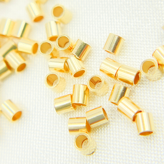 CBGF. 14K Gold Filled Crimp Tube 2X2mm