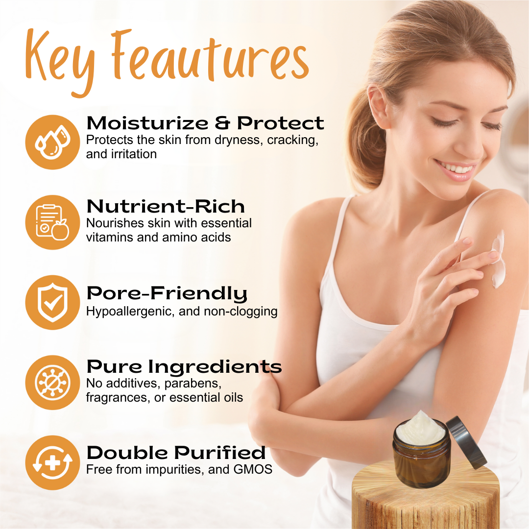 Ren talgkrem med honning