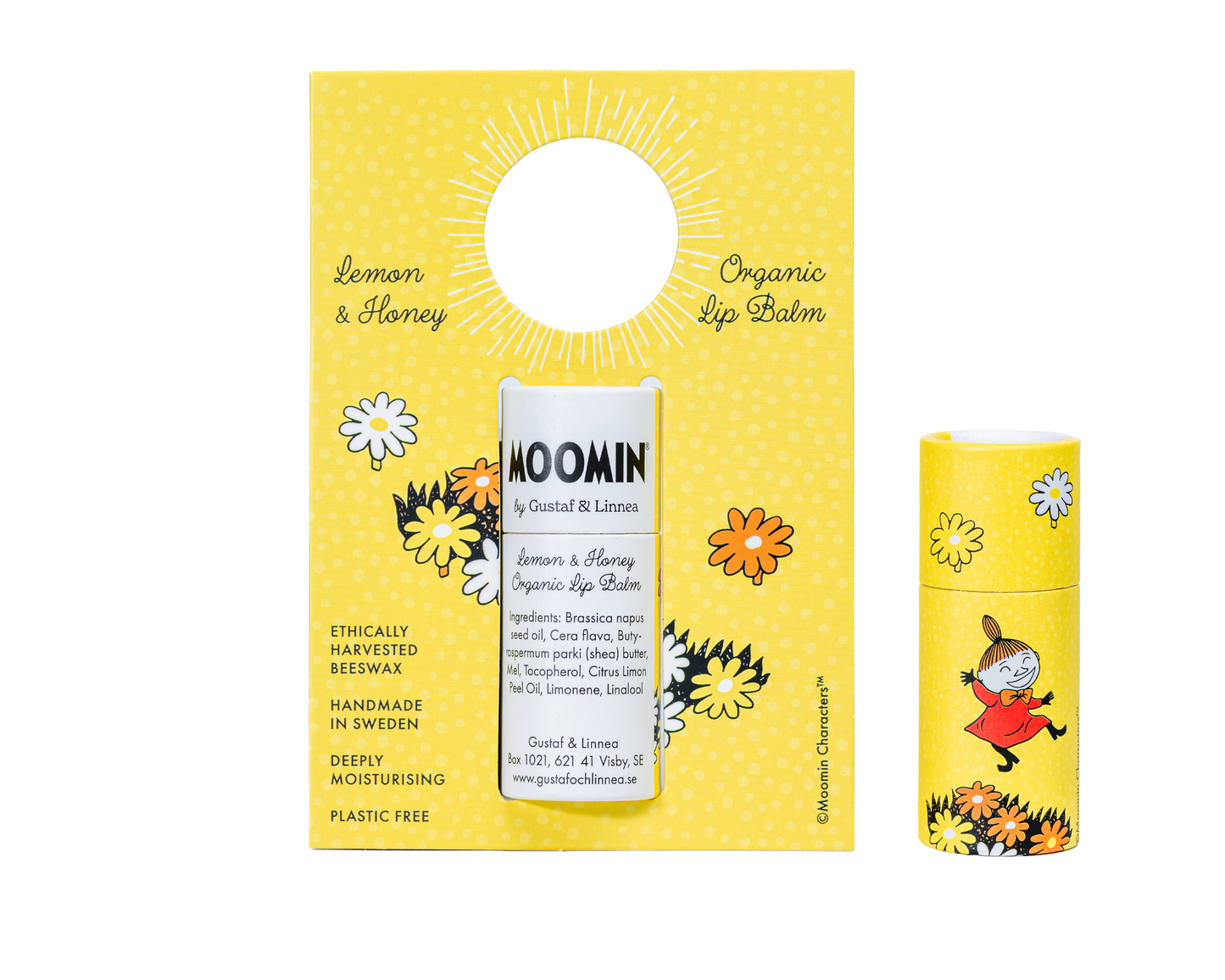 Moomin by G&L - Lip balm of beeswax with lemon & honey