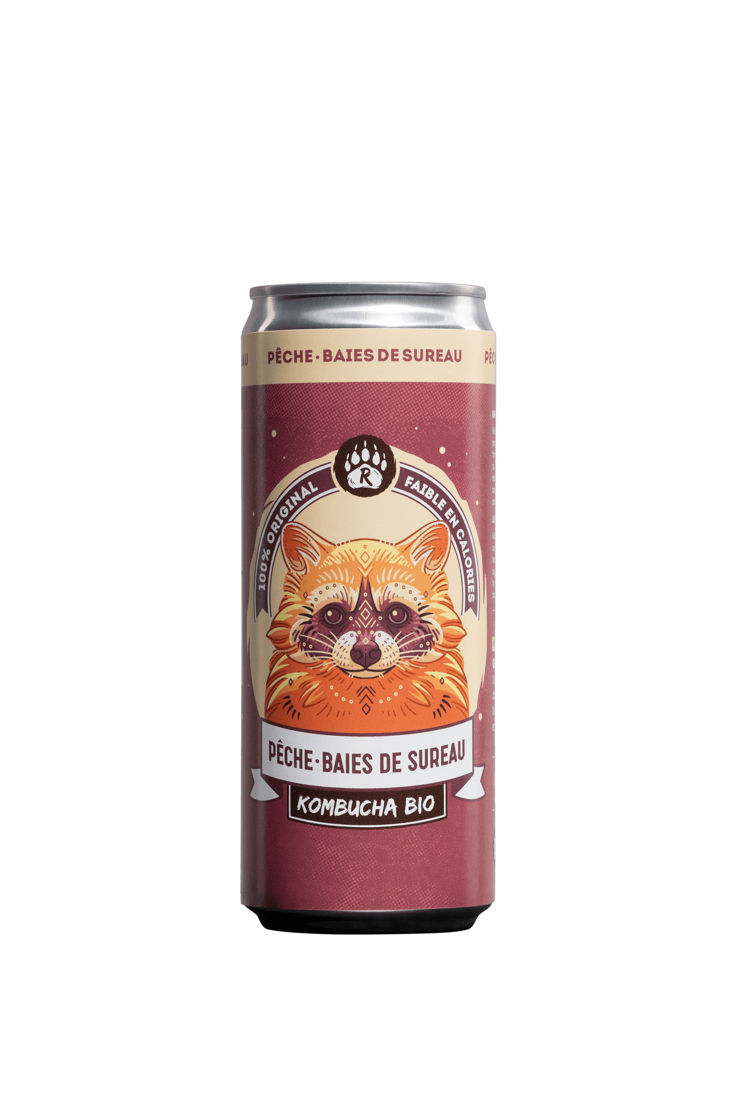 R-KOMBUCHA - Peach & Elderberry - 33cl can