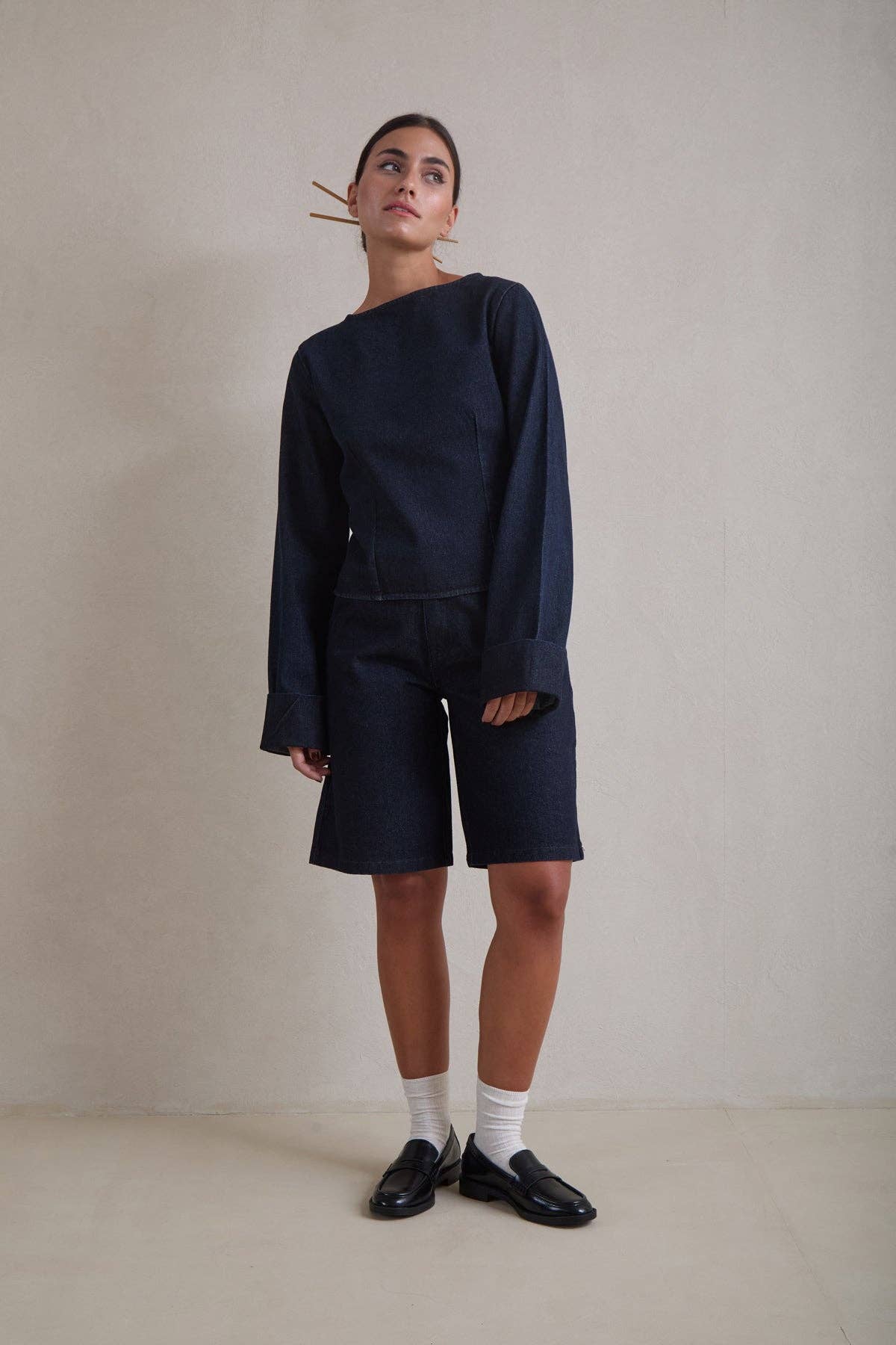 Top Denim Wabi